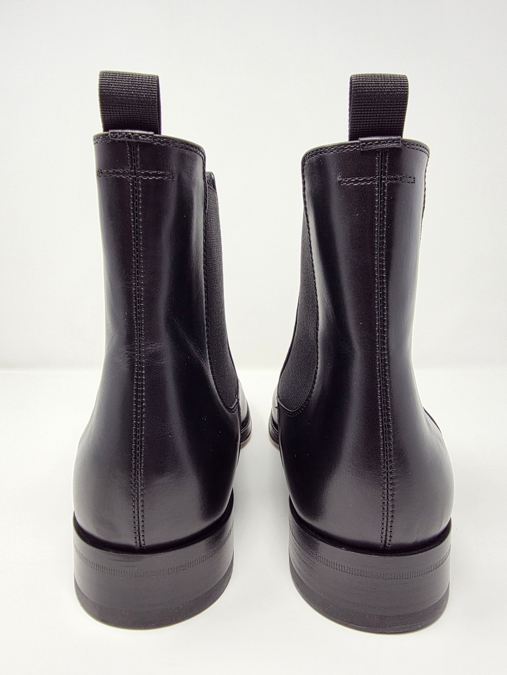 ❌️SOLD❌️ Alexander McQueen 43 9.5 10 Black Ankle Chelsea Dress Boots Slip $1190 - Picture 4 of 14